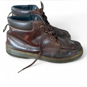 Vintage Dr. Martens Dark Brown Leather Boots